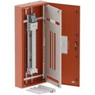 DB, apex+, 42/24Pole,200A MCCB Twin, 8 Modules, orange, 1400x600x200mm