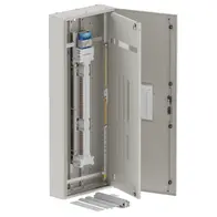 DB, apex+, 42/24Pole, Meter,250A Isolator Twin, 8 Modules, grey, 1600x600x200mm