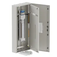 DB, apex+, 48Pole, Meter, 250A Isolator 2x8 Mod+26 Mod,grey,1200x600x200mm