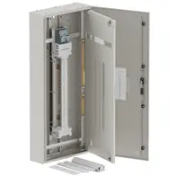 DB, apex+, 48/18Pole,160A MCCB Twin, 8 Modules, grey, 1400x600x200mm