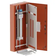 DB, apex+, 60Pole,250A Isolator 2x8 Mod+26 Mod,orange,1400x600x200mm