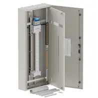 DB, apex+, 72Pole,250A Isolator 2x8 Mod+26 Mod, grey, 1400x600x200mm