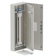 DB, apex+, 72/18Pole,160A Isolator Twin, 8 Modules, grey, 1600x600x200mm