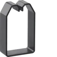 Cable retaining clip made of PVC for LKG 75x50mm black