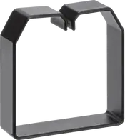 Cable retaining clip made of PVC for LKG 75x75mm black