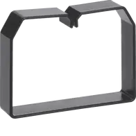 Cable retaining clip made of PVC for LKG 75x100mm black