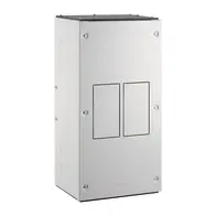Enclosure, T-OFF range, FUSE 2*100/160A suits, IP20, RAL7035