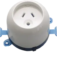Accessory 10A round E surface socket