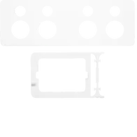 Allure 4 Gang Socket Kit MW