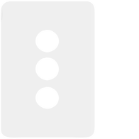 Allure 3 Gang Switch Cover MW