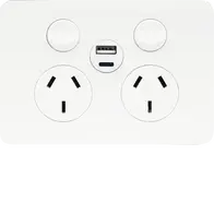 Allure. Twin Socket  + USB A+C