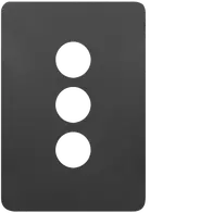Allure 3 Gang Switch Plate MB