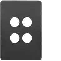 Allure 4 Gang Switch Plate MB
