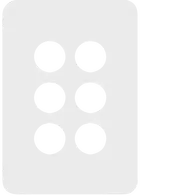 Allure 6 Gang Switch Plate MW