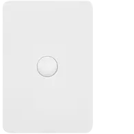 Allure 1 Gang Switch Plate cw mechs MW