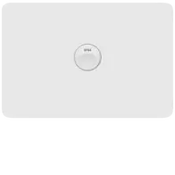 Allure 1 Gang IP44 Plate Horiz MW