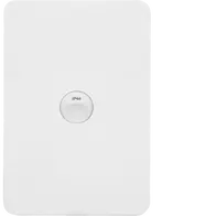 Allure 1 Gang IP44 Plate Vert