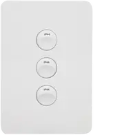 Allure 3 Gang IP44 Plate Vert MW