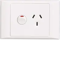 Premiere 10A horz single GPO