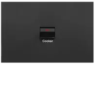FIN Cooker switch 40A DP  Horiz MB