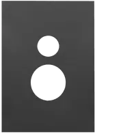 FIN Single vert GPO Cover MB