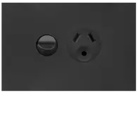 FIN Single GPO 10A with round Earth MB