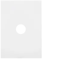FIN 1 Gang Switch Plate MW