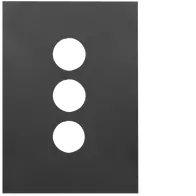 FIN 3 Gang Switch Plate MB