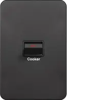 Silhouette 40A 2 pole Cooker Switch MB