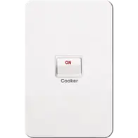 Silhouette 40A 2 pole Cooker Switch MW