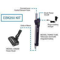 Wessel EBK250 Power Brush & Battery Pack Kit