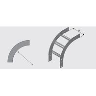 N2ER1504H NEMA 2 Cable Ladder External Riser HDG