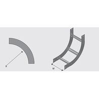 N2IR3004H NEMA 2 Cable Ladder Internal Riser HDG