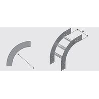 N3ER6004H NEMA 3 Cable Ladder External Riser HDG