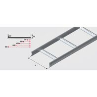 N1L600H NEMA 1 Cable Ladder HDG