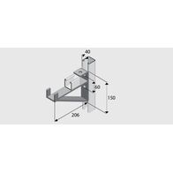 E1075-8 Cantilever Bracket HDG