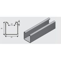 E1000 41x41mm Channel/Strut HDG