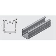 E2000 41x41mm Ribbed Channel/Strut HDG