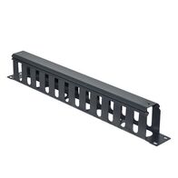 CERTECH 1RU Metal Cable Management Bar w/ Cover