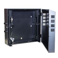 CERTECH Vertical Wall Mount Cabinet 2RU Horizontal, 4RU Vertical, Short Model