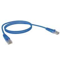CERTECH Cat6 24AWG U/UTP RJ45 Patch Lead, 0.3m, Blue PVC Jacket