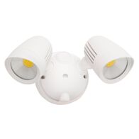 Cicero Tri-colour Twin Head Security Flood Light