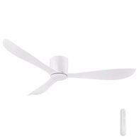 Instinct White 137cm DC Ceiling Fan with Remote