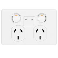 Double Power Point with Wi-Fi Extender