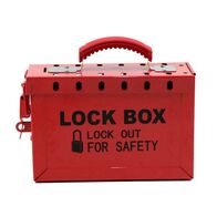 Group Lockout Lock Box 13 Hole – Volt Safety [ LOCKOUT-BOX13-NW-R ]