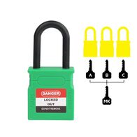 Padlock Dielectric Shank 38mm – Volt Safety [ LOCKOUT-LOCK-NG-KD+MK ]