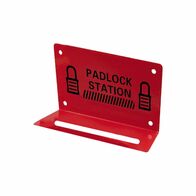 Wall Mounted Lockout Station for 5 Padlocks – BASE ONLY – Volt Safety [ LOCKOUT-STATION-PLS01 ]