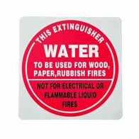 Air Water Extinguisher I.D Sign – Firebox [ SIGN-F-IDAW ]