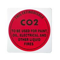 CO2 Extinguisher I.D Sign – Firebox [ SIGN-F-IDCO2 ]