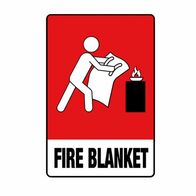 Fire Blanket location sign – LI-ion Fire Solution [ SIGN-L-SLFBRA ]